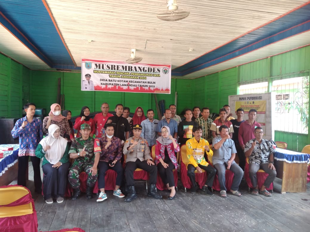 MUSREMBANGDES DESA BATU KOTAM UNTUK TAHUN ANGGARAN 2024